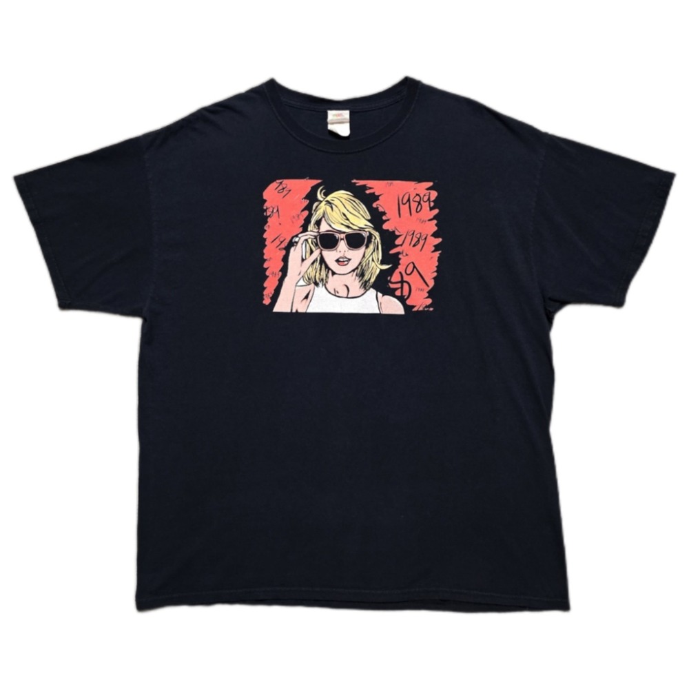 Taylor Swift 1989 Taylor's Version Rare Graphic T Shirt Adult XL Black